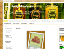 Tablet Screenshot of 4honeynaturally.com